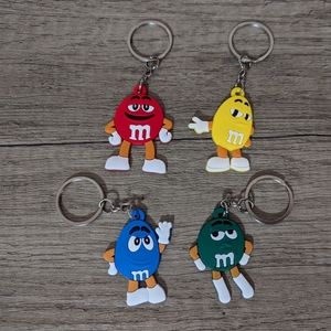 CCO 5 for $25 M&Ms Candy Set of Four Character PVC Keychains NWOT!